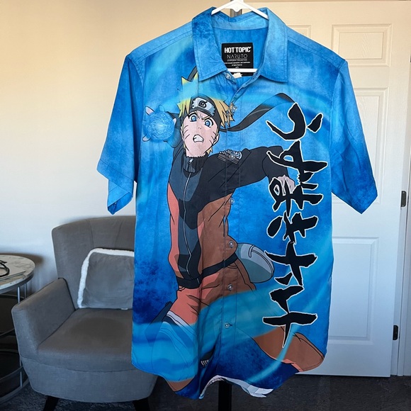 Hot topic Naruto Shippuden Collection men’s shirt size M - Picture 1 of 5